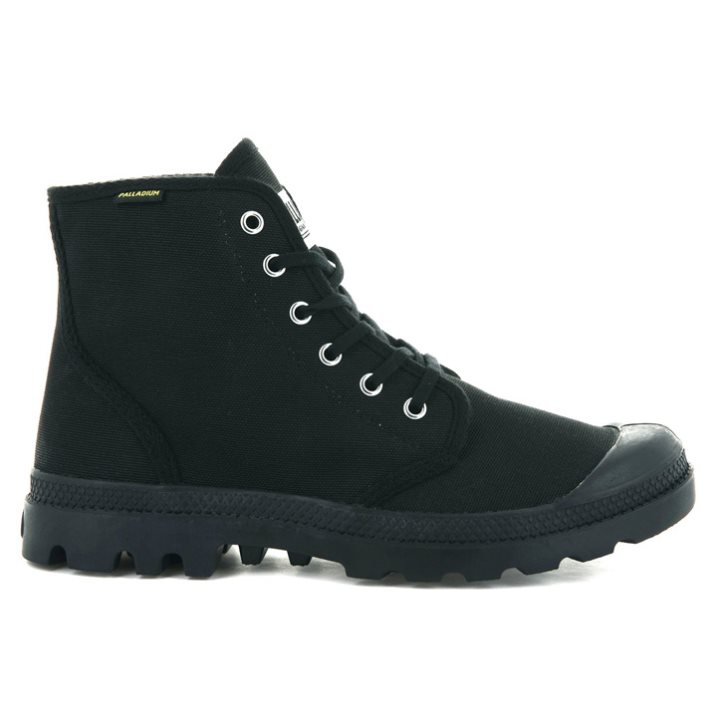 Palladium Pampa Hi Originale Men\'s Boots Black | UK B612-TXP